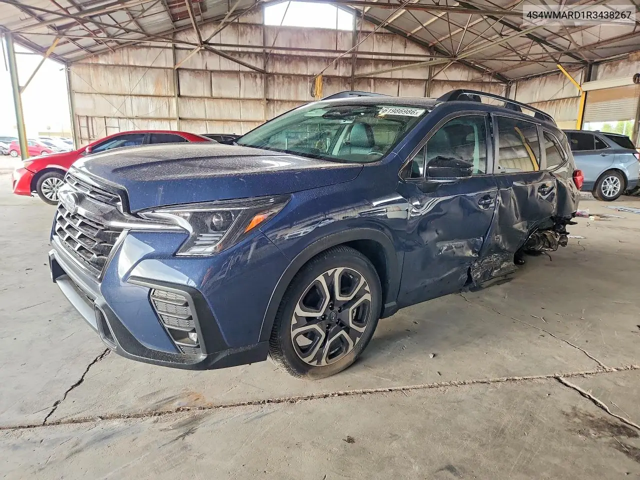 2024 Subaru Ascent Limited VIN: 4S4WMARD1R3438267 Lot: 61986986