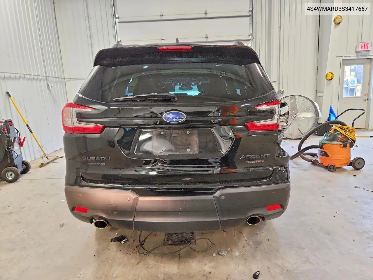 2025 Subaru Ascent Limited VIN: 4S4WMARD3S3417667 Lot: 58812636