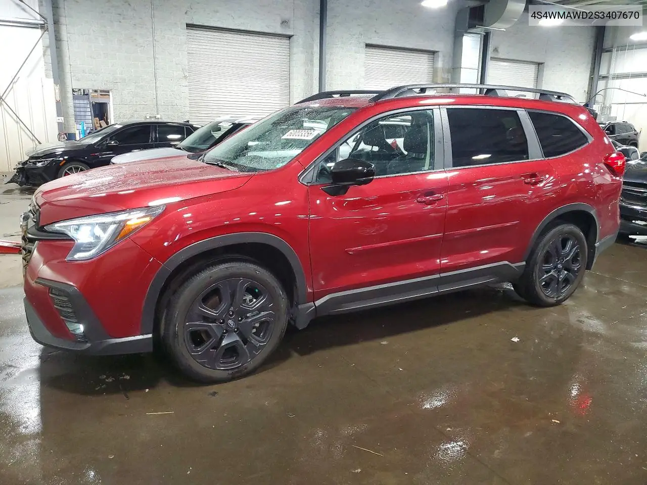 2025 Subaru Ascent Onyx Touring VIN: 4S4WMAWD2S3407670 Lot: 60003356