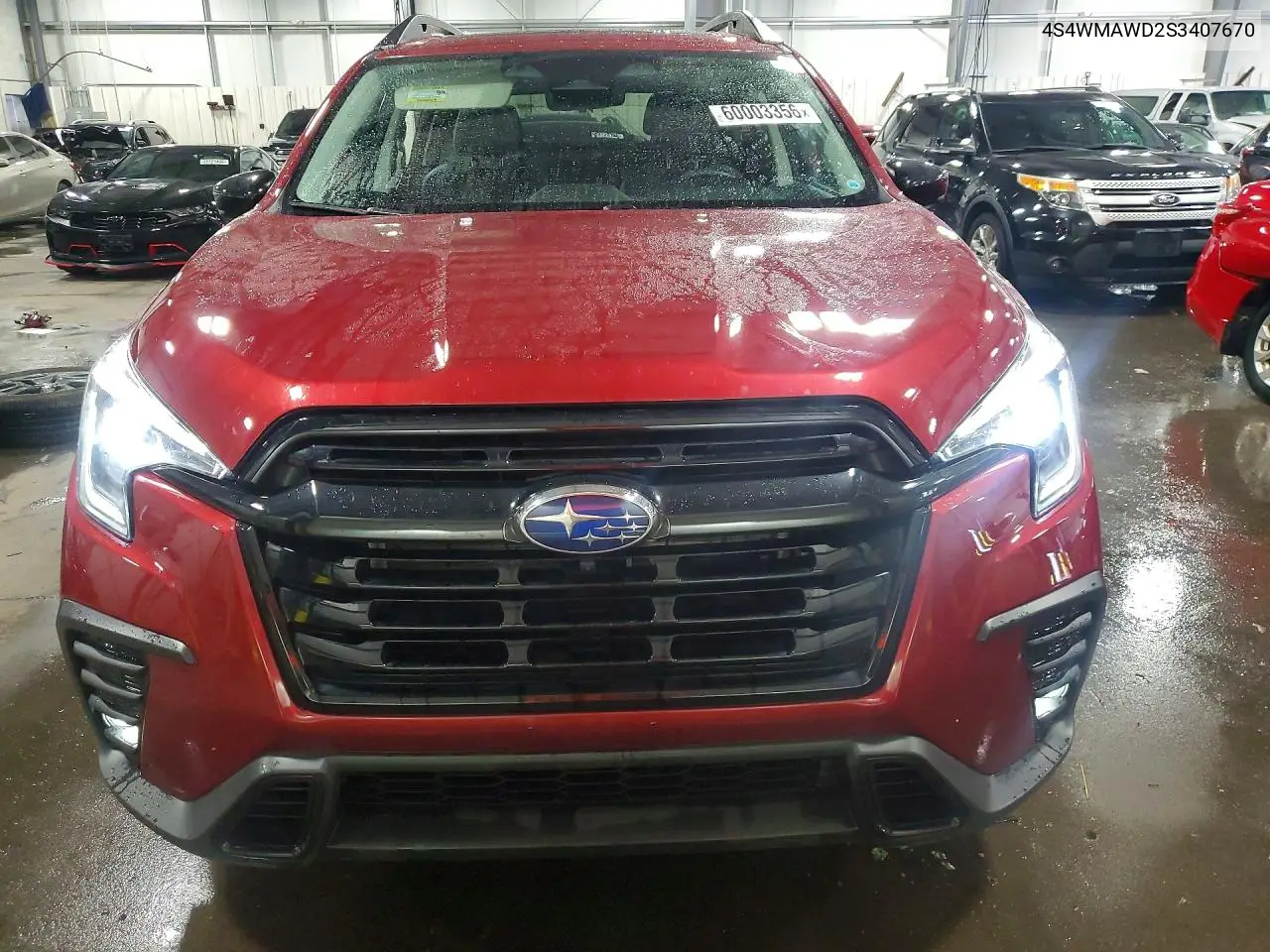 2025 Subaru Ascent Onyx Touring VIN: 4S4WMAWD2S3407670 Lot: 60003356