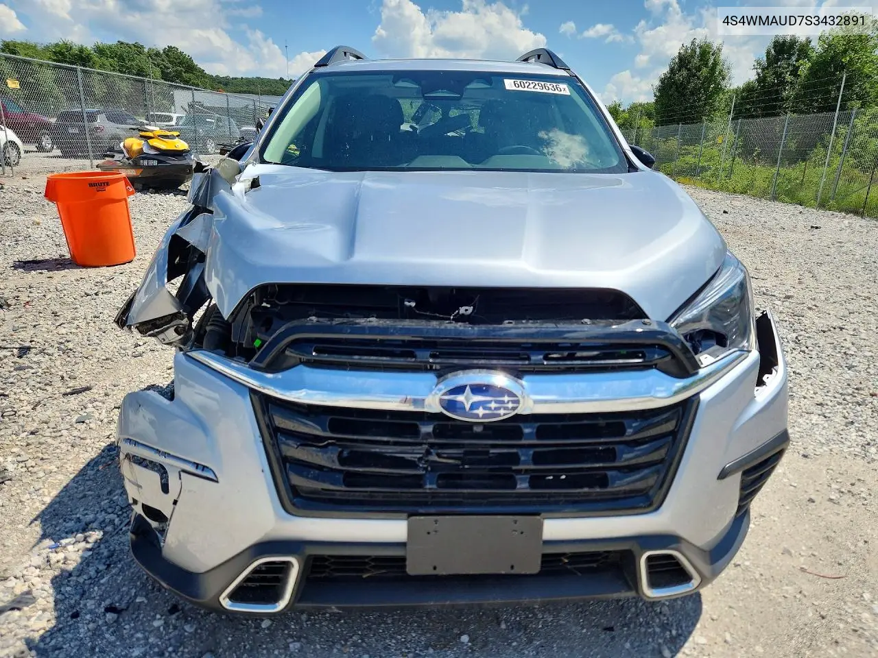 2025 Subaru Ascent VIN: 4S4WMAUD7S3432891 Lot: 60229636