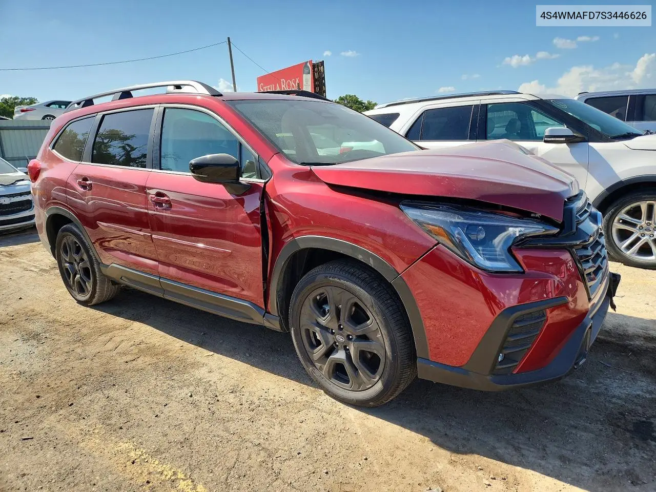2025 Subaru Ascent Onyx Edition VIN: 4S4WMAFD7S3446626 Lot: 60720526