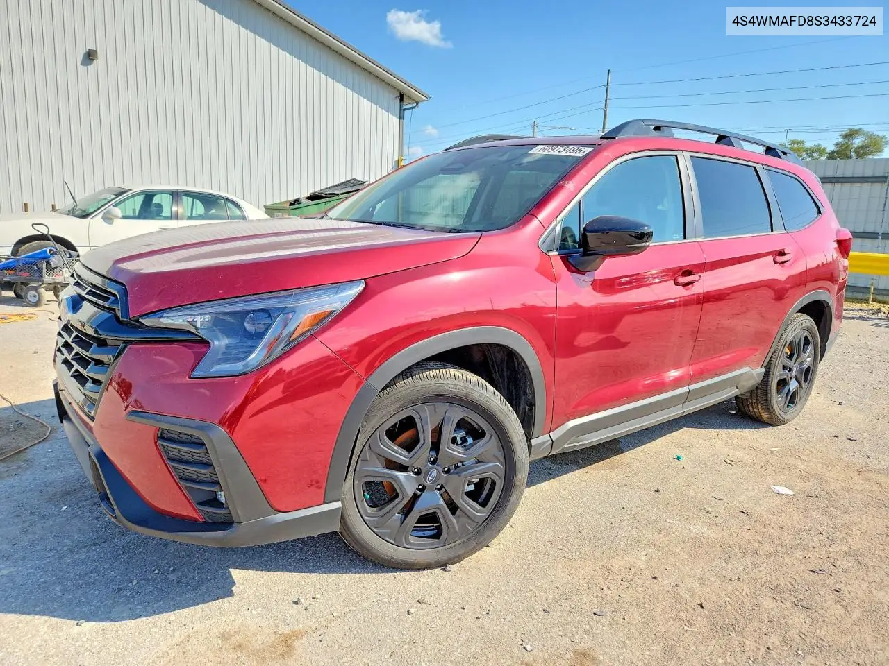 2025 Subaru Ascent Onyx Edition VIN: 4S4WMAFD8S3433724 Lot: 60973496