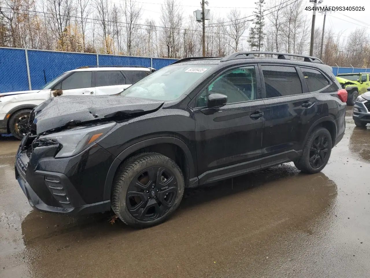 4S4WMAFD9S3405026 2025 Subaru Ascent Onyx Edition