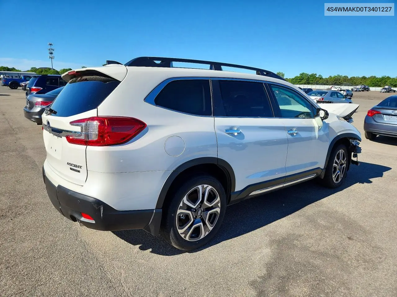 2026 Subaru Ascent Touring VIN: 4S4WMAKD0T3401227 Lot: 57356116