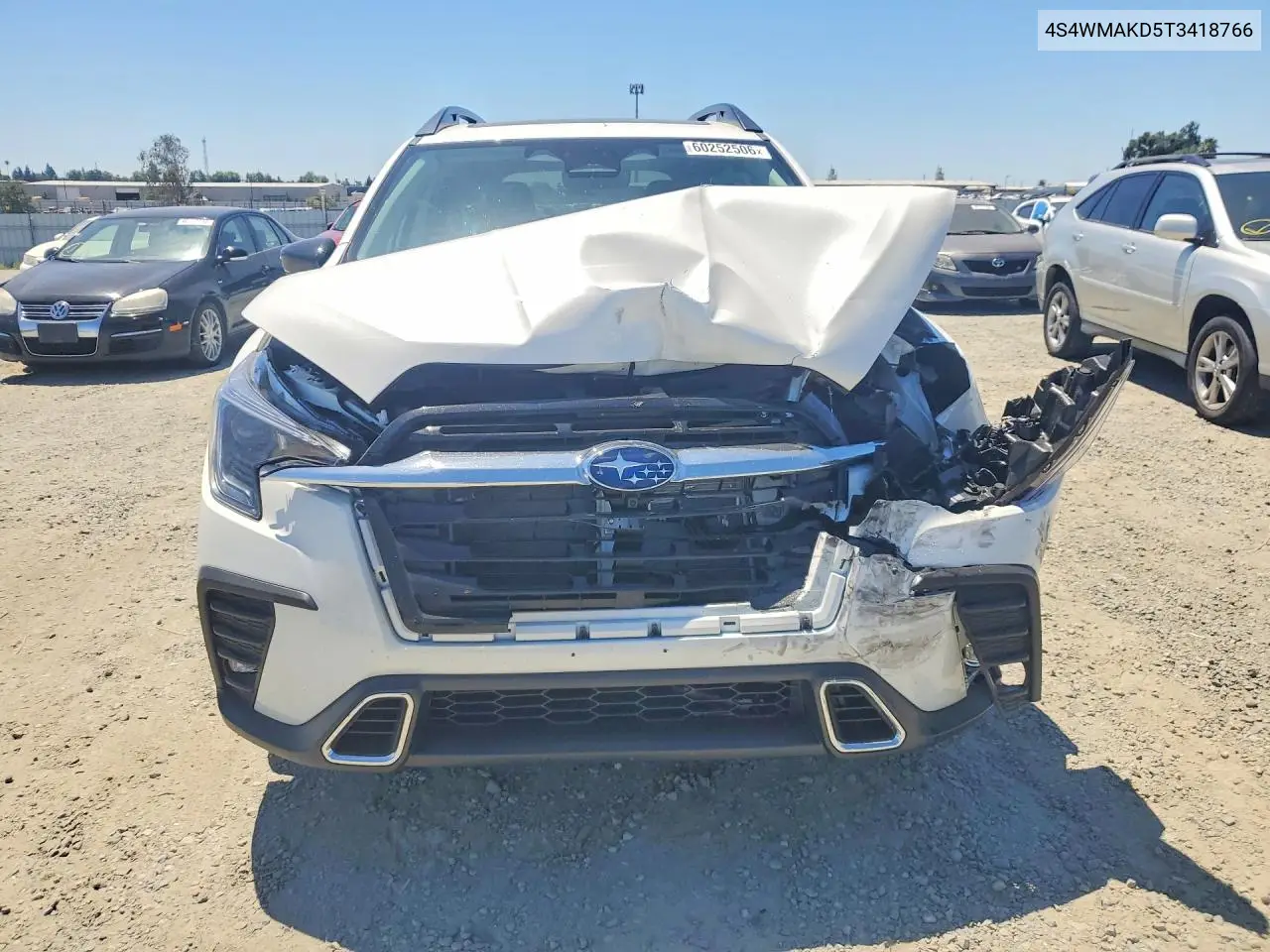 2026 Subaru Ascent Touring VIN: 4S4WMAKD5T3418766 Lot: 60252506