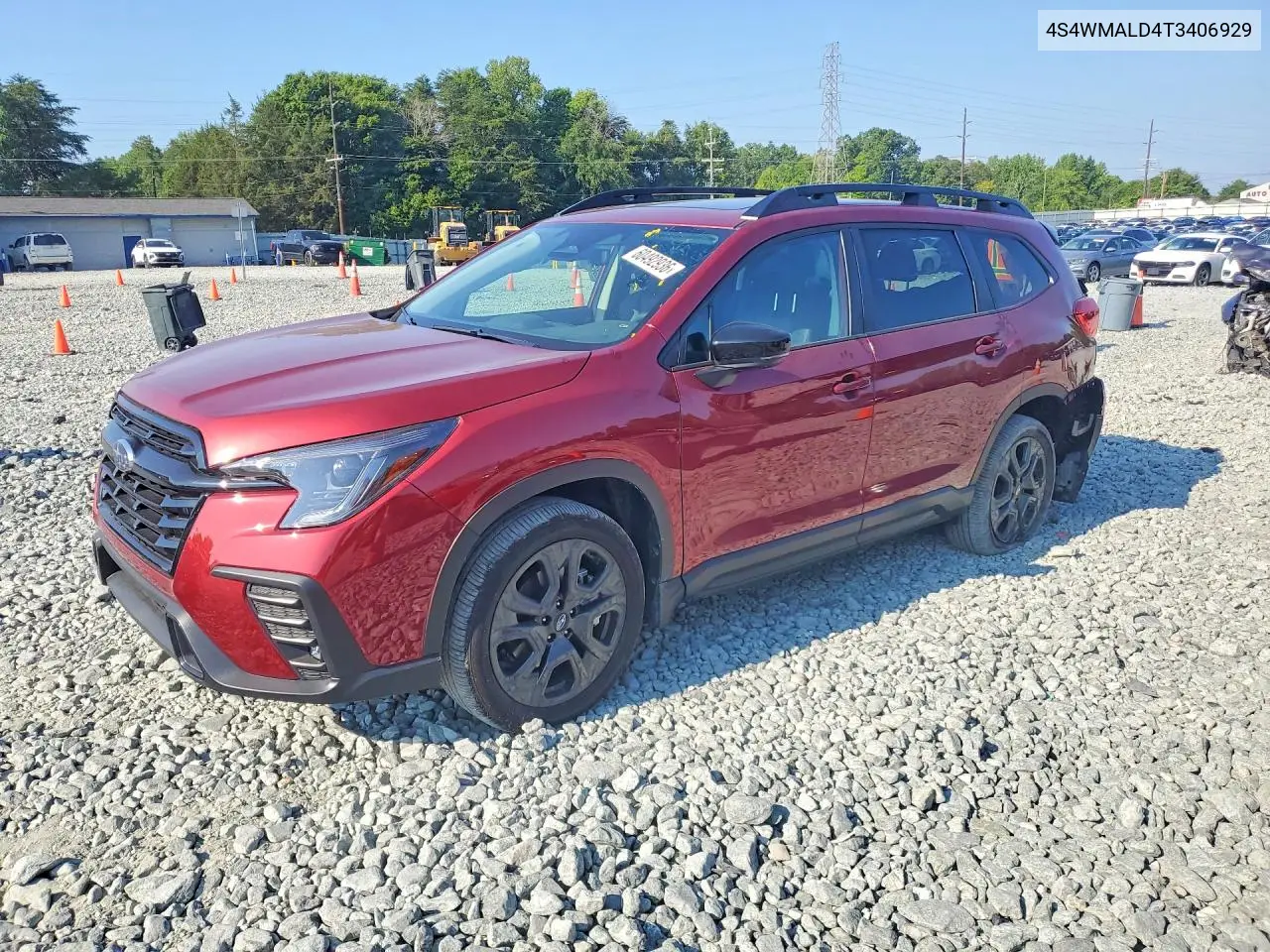 2026 Subaru Ascent Onyx Touring VIN: 4S4WMALD4T3406929 Lot: 60492936