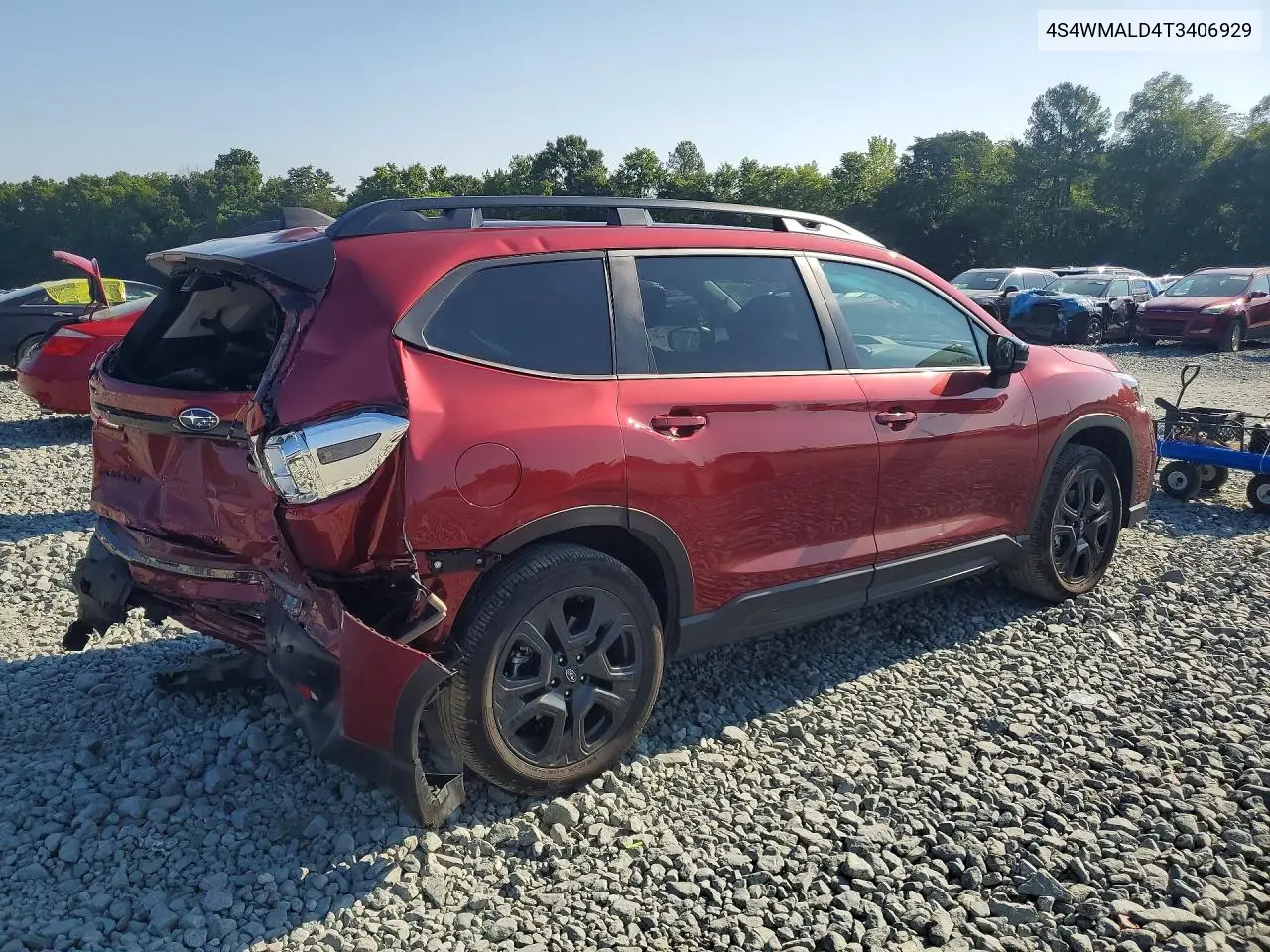 2026 Subaru Ascent Onyx Touring VIN: 4S4WMALD4T3406929 Lot: 60492936