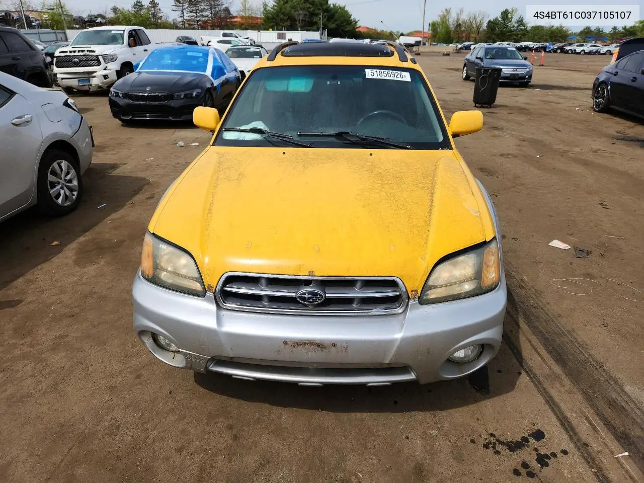 2003 Subaru Baja VIN: 4S4BT61C037105107 Lot: 51856926