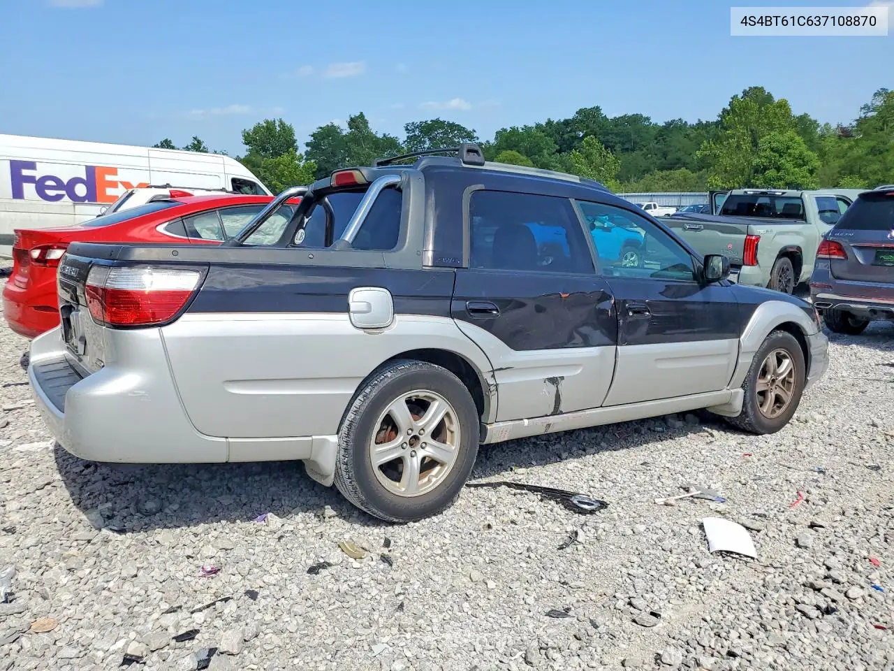 2003 Subaru Baja VIN: 4S4BT61C637108870 Lot: 59327166