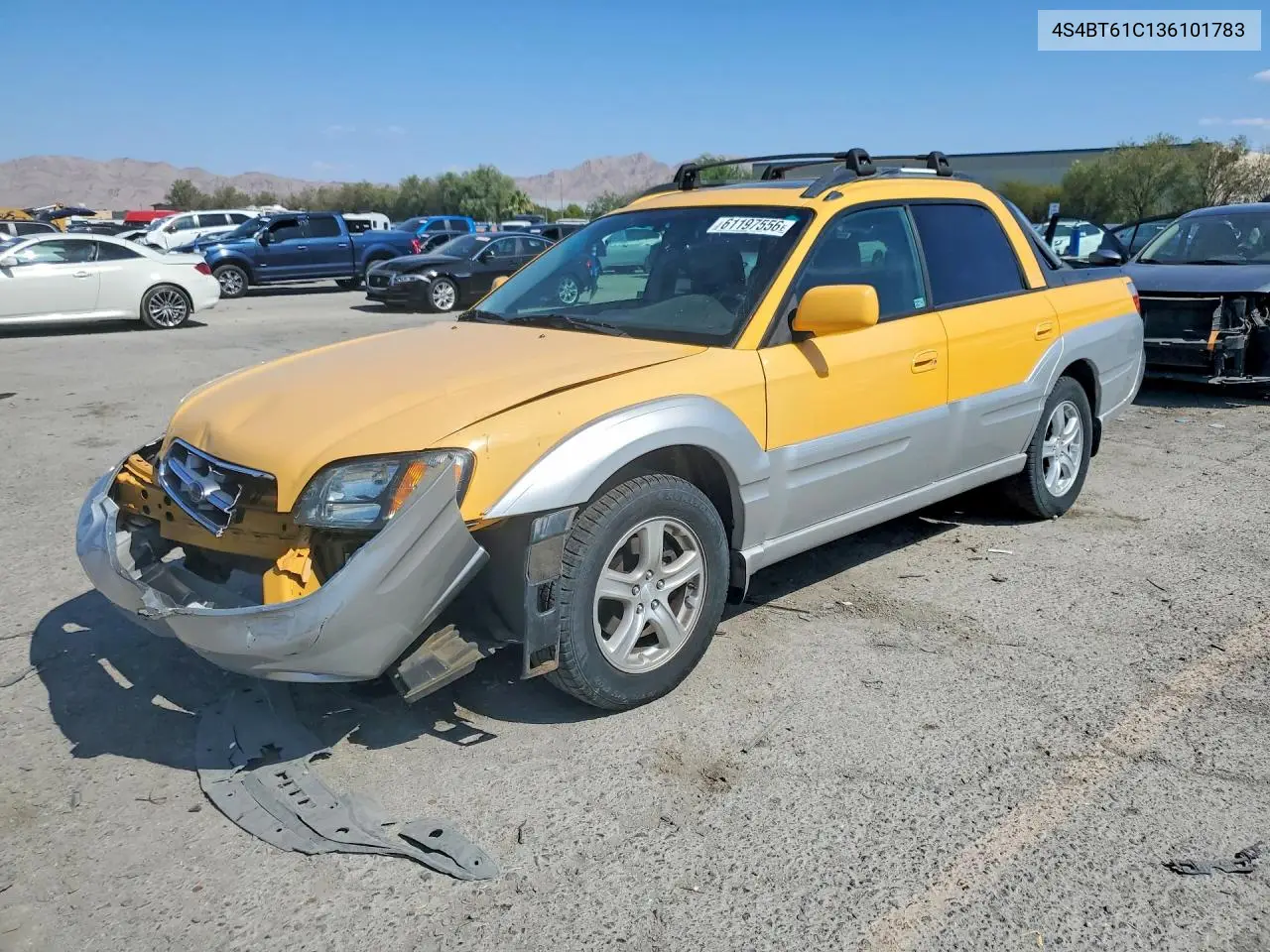 2003 Subaru Baja VIN: 4S4BT61C136101783 Lot: 61197556