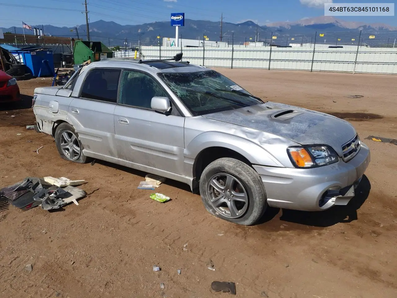 2004 Subaru Baja Turbo VIN: 4S4BT63C845101168 Lot: 60989166