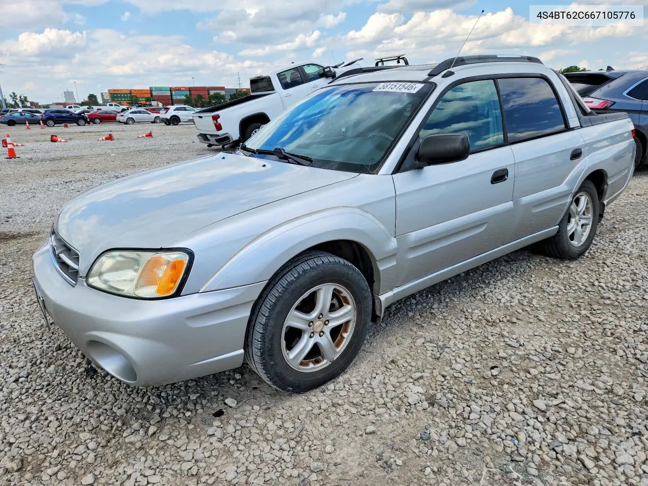 2006 Subaru Baja Sport VIN: 4S4BT62C667105776 Lot: 58151546