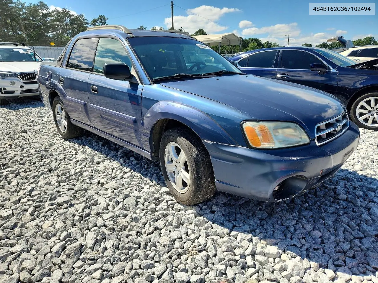 2006 Subaru Baja Sport VIN: 4S4BT62C367102494 Lot: 58800936