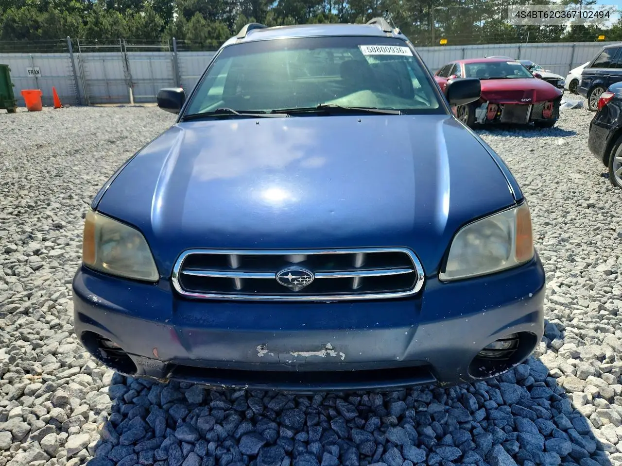 2006 Subaru Baja Sport VIN: 4S4BT62C367102494 Lot: 58800936