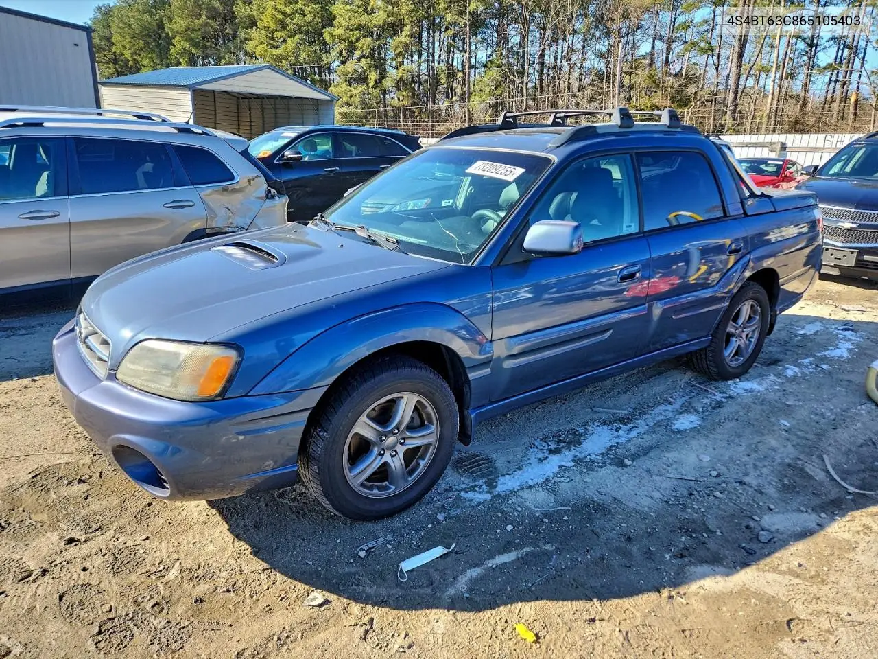 2006 Subaru Baja Turbo VIN: 4S4BT63C865105403 Lot: 73209255