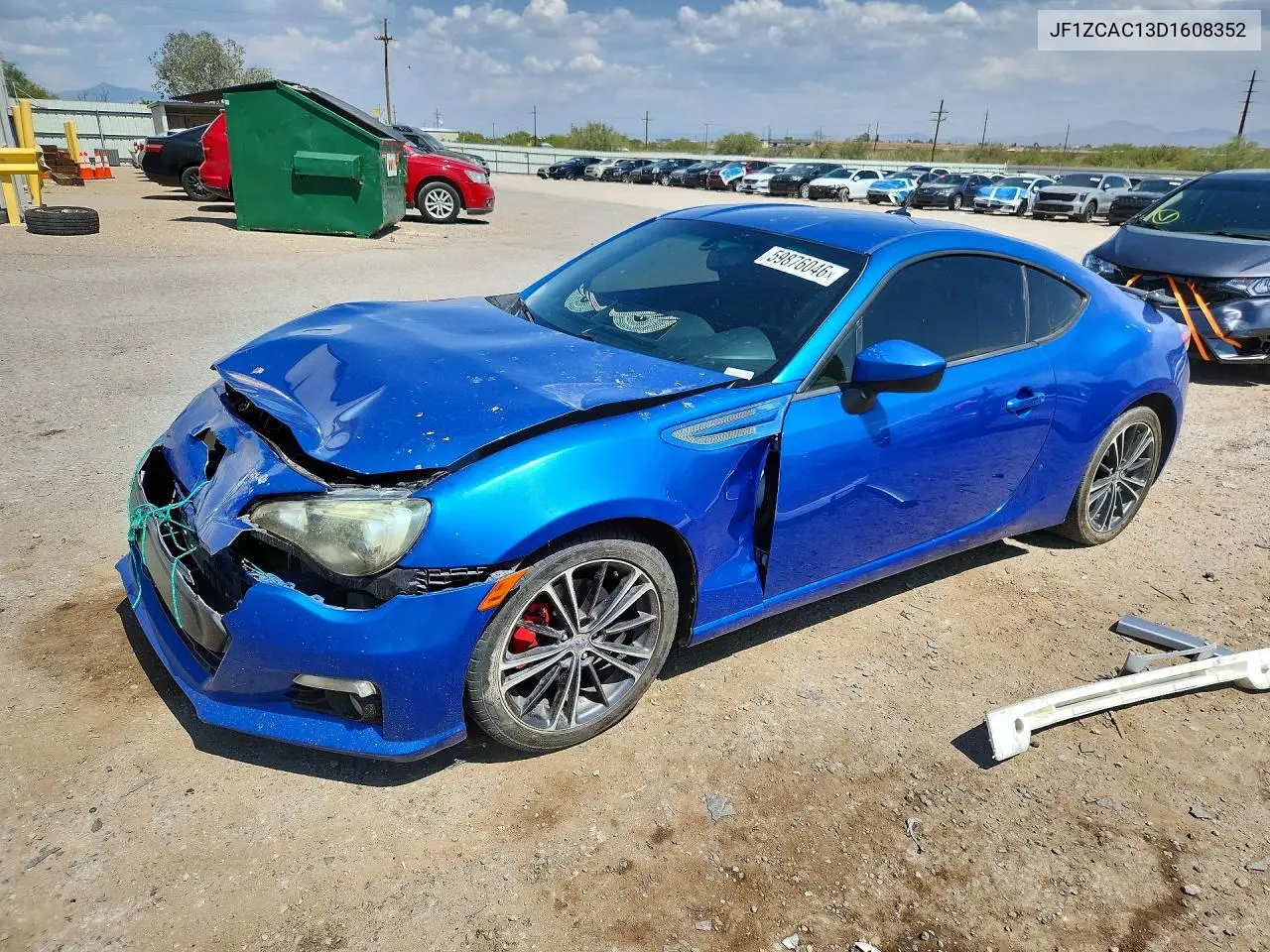 2013 Subaru Brz 2.0 Limited VIN: JF1ZCAC13D1608352 Lot: 59876046