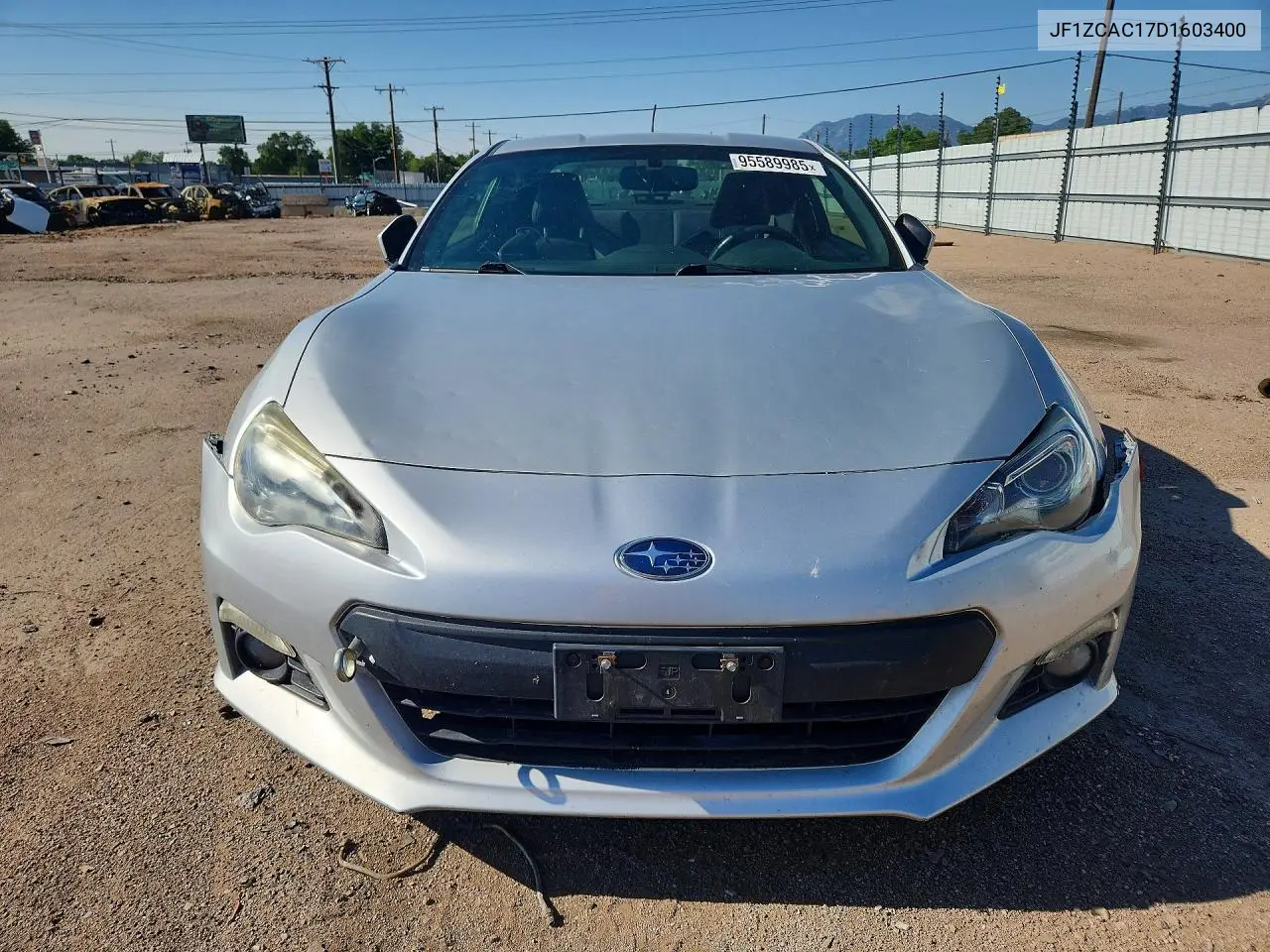 2013 Subaru Brz 2.0 Limited VIN: JF1ZCAC17D1603400 Lot: 95589985