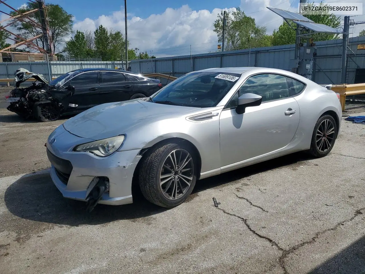 2014 Subaru Brz 2.0 Limited VIN: JF1ZCAC19E8602371 Lot: 51689106