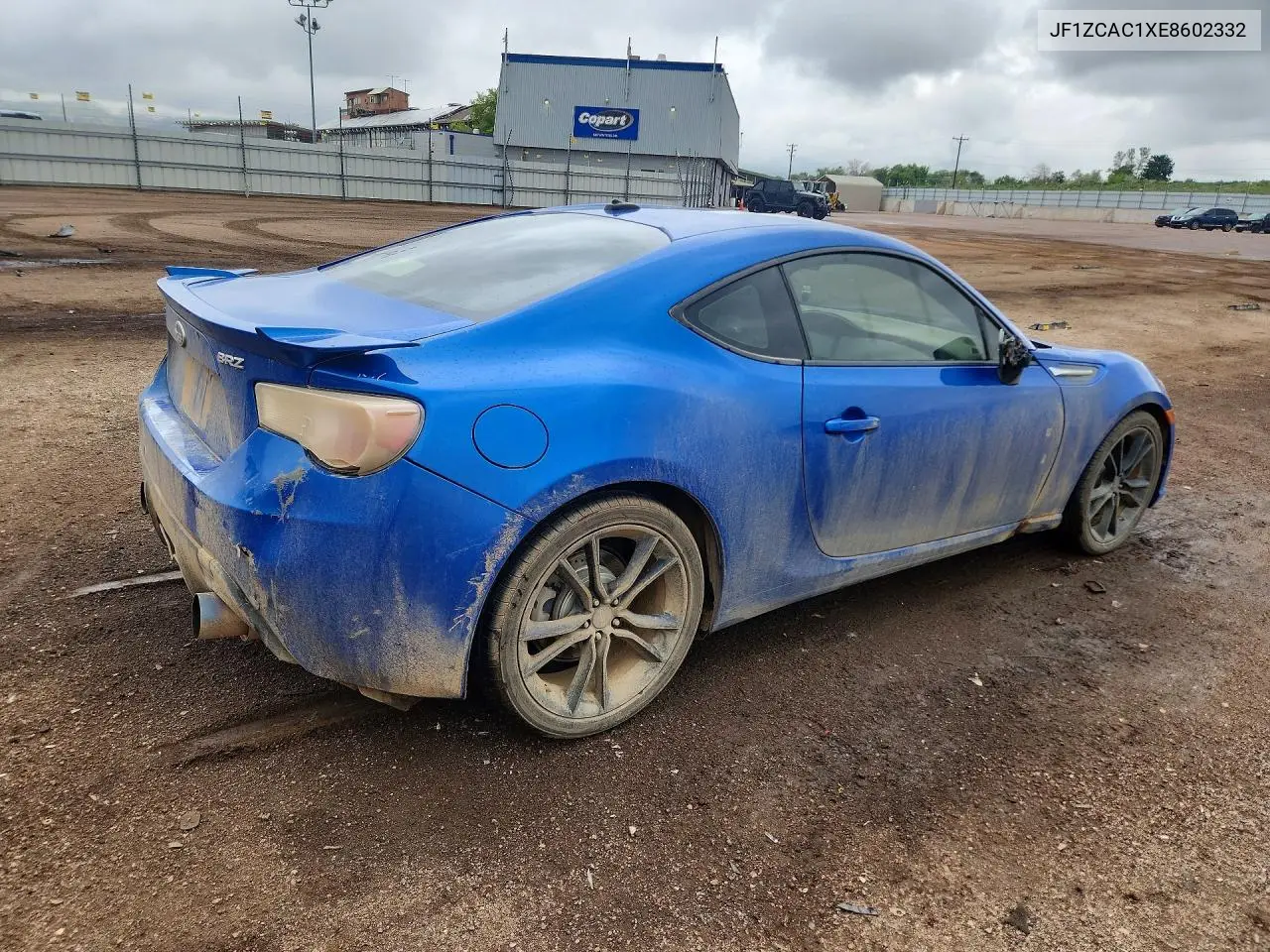 2014 Subaru Brz 2.0 Limited VIN: JF1ZCAC1XE8602332 Lot: 51903646
