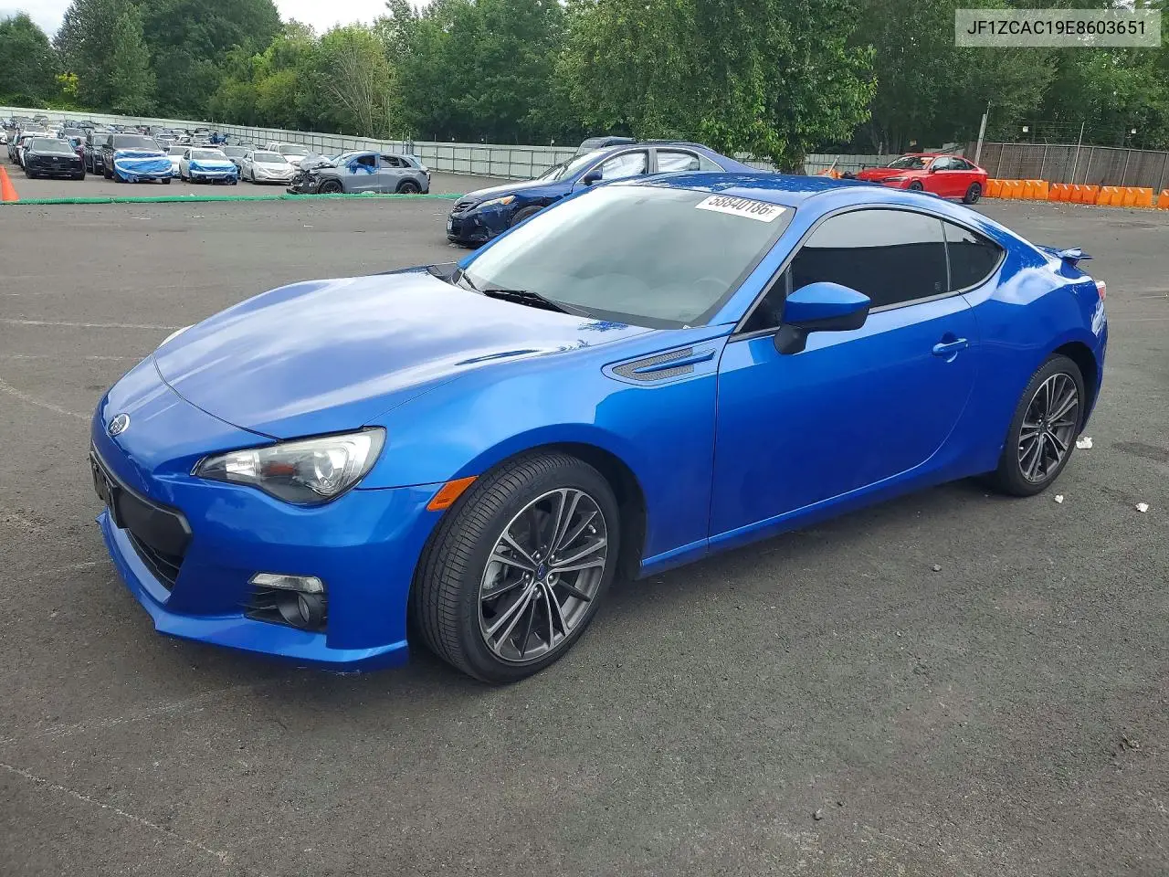 2014 Subaru Brz Limited 2.0 Limited VIN: JF1ZCAC19E8603651 Lot: 58840186