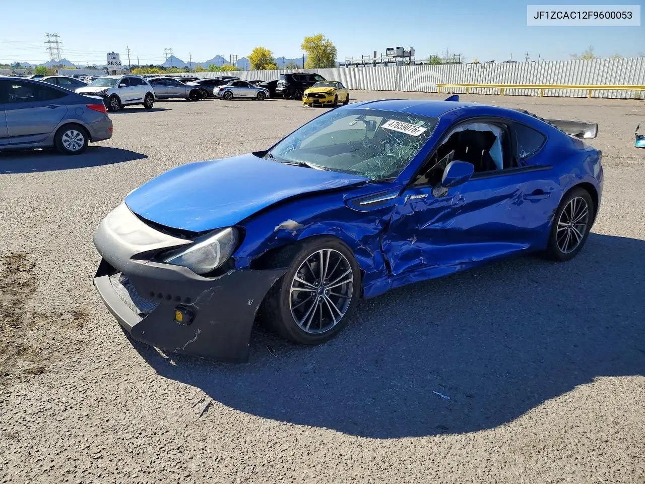 2015 Subaru Brz 2.0 Limited VIN: JF1ZCAC12F9600053 Lot: 47659076