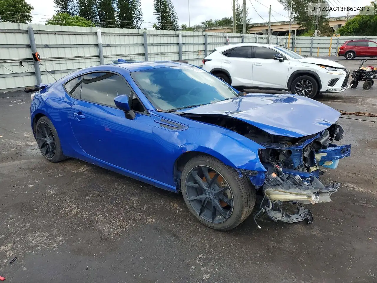 2015 Subaru Brz 2.0 Limited VIN: JF1ZCAC13F8604313 Lot: 54839406