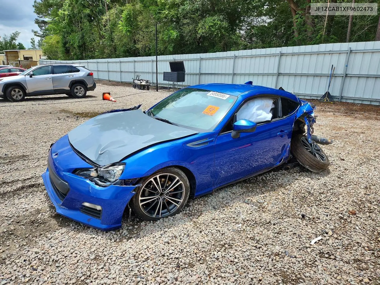 2015 Subaru Brz 2.0 Premium VIN: JF1ZCAB1XF9602473 Lot: 54950586