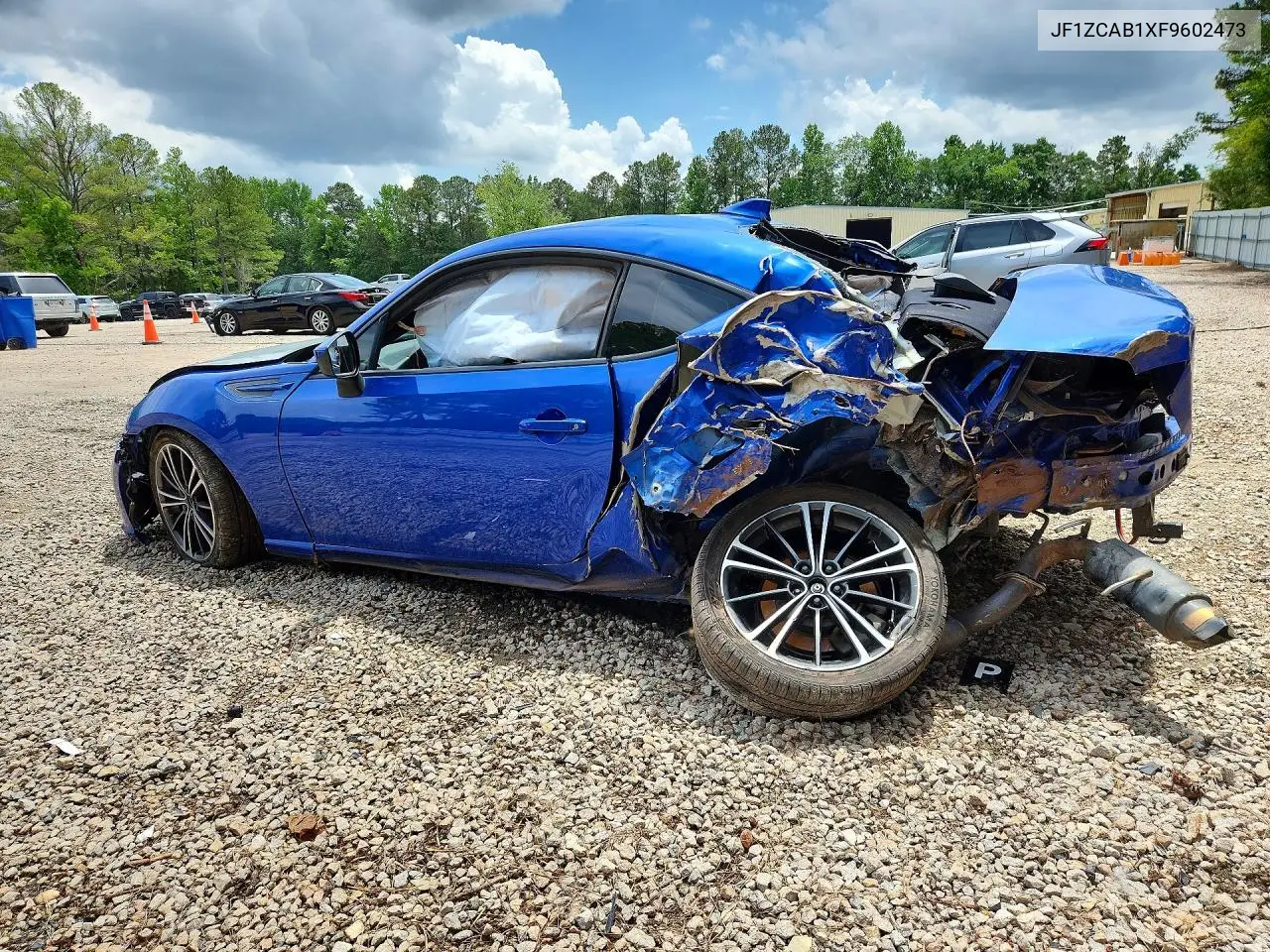 2015 Subaru Brz 2.0 Premium VIN: JF1ZCAB1XF9602473 Lot: 54950586