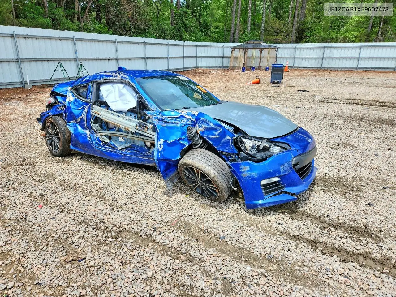2015 Subaru Brz 2.0 Premium VIN: JF1ZCAB1XF9602473 Lot: 54950586