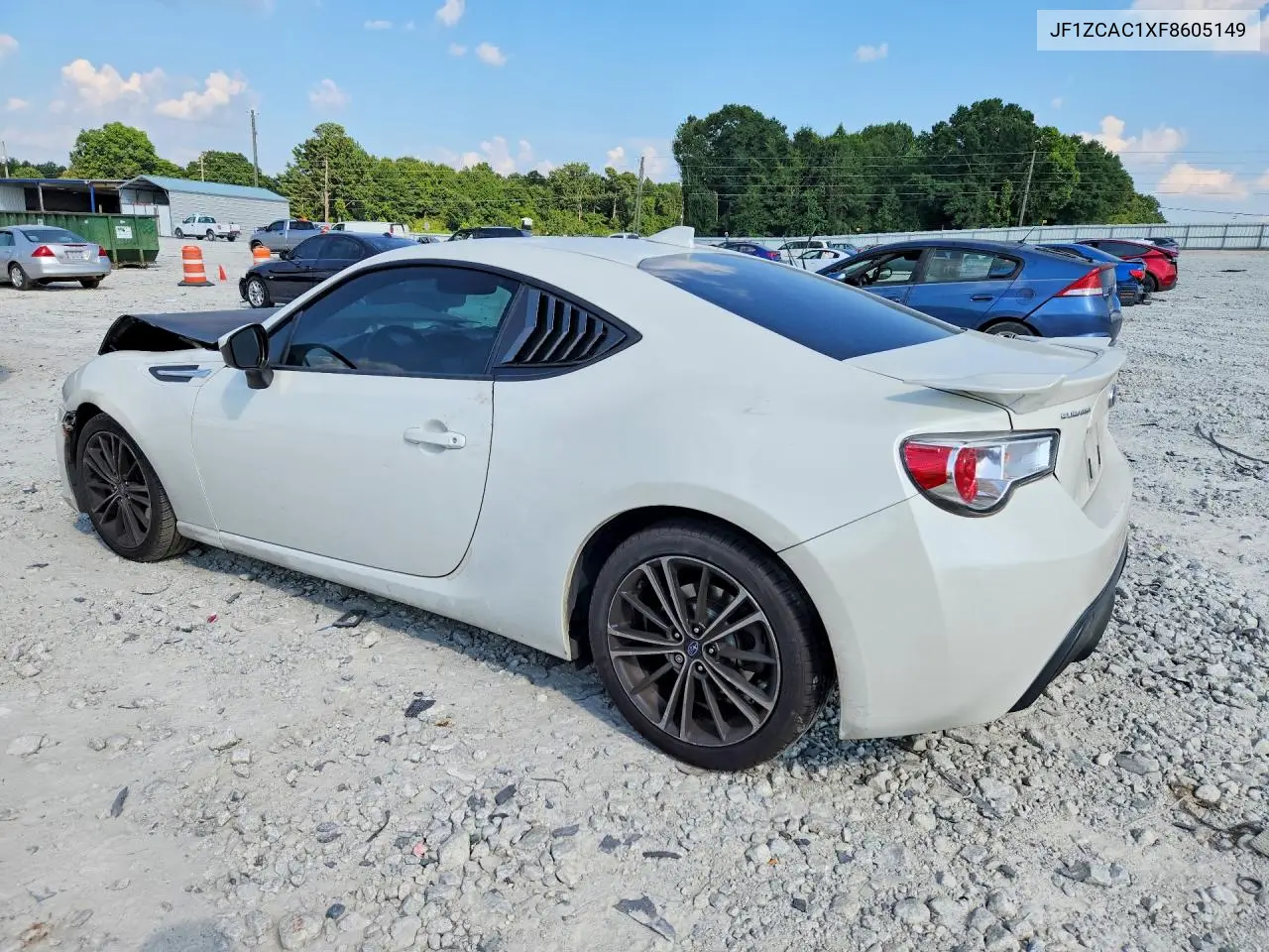 2015 Subaru Brz 2.0 Limited VIN: JF1ZCAC1XF8605149 Lot: 59231596