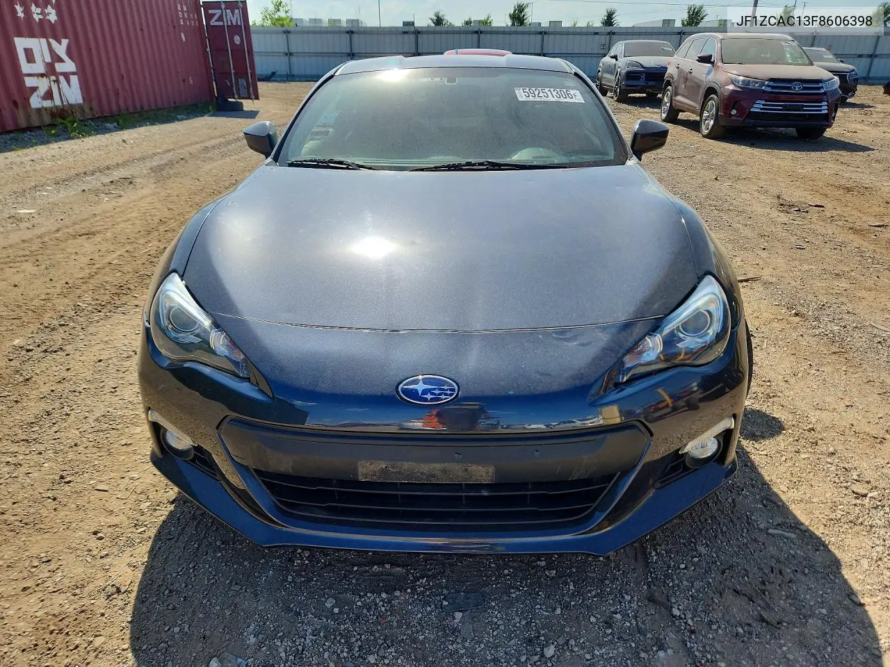 2015 Subaru Brz 2.0 Limited VIN: JF1ZCAC13F8606398 Lot: 59251306