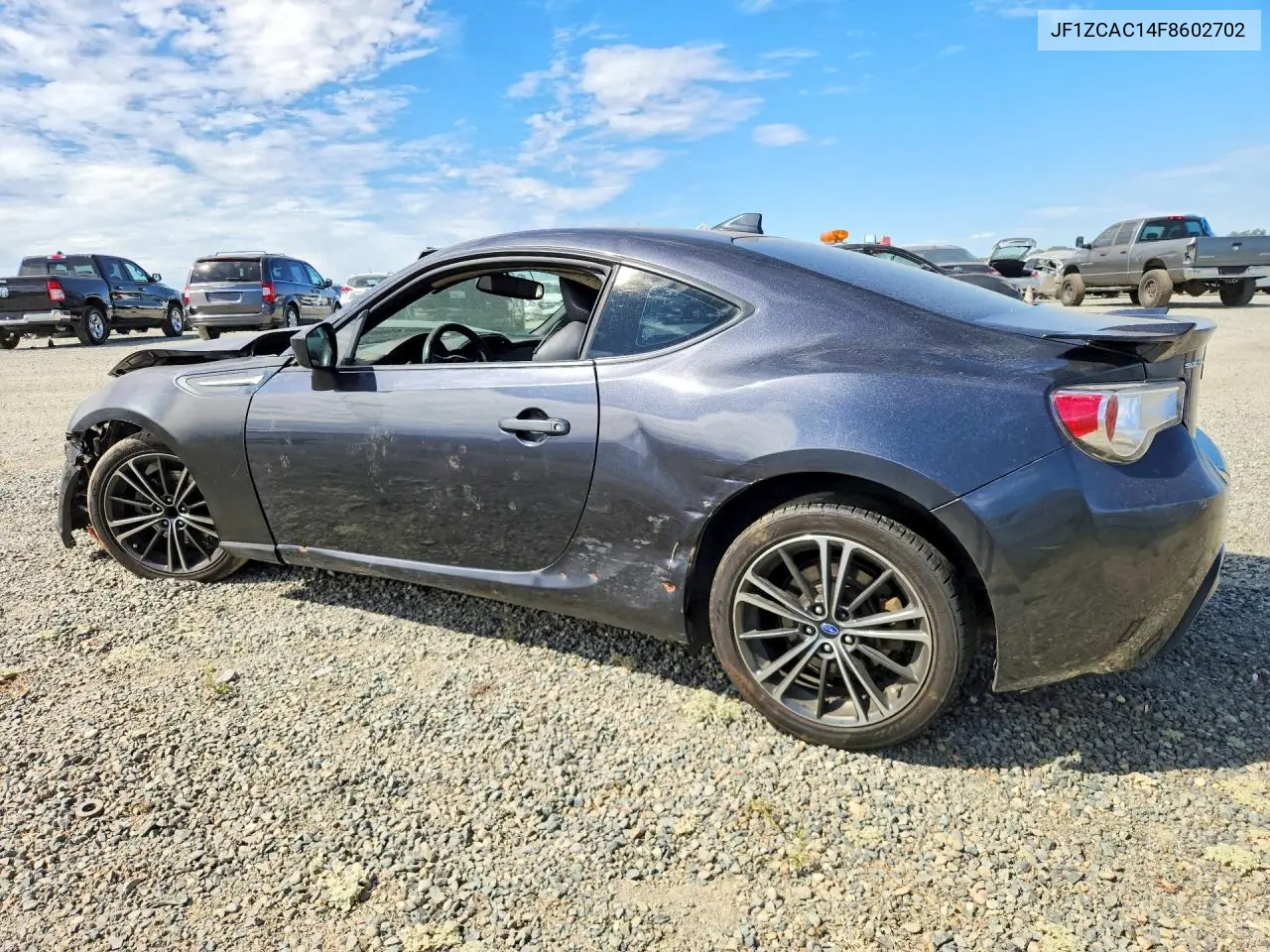 2015 Subaru Brz 2.0 Limited VIN: JF1ZCAC14F8602702 Lot: 61442816