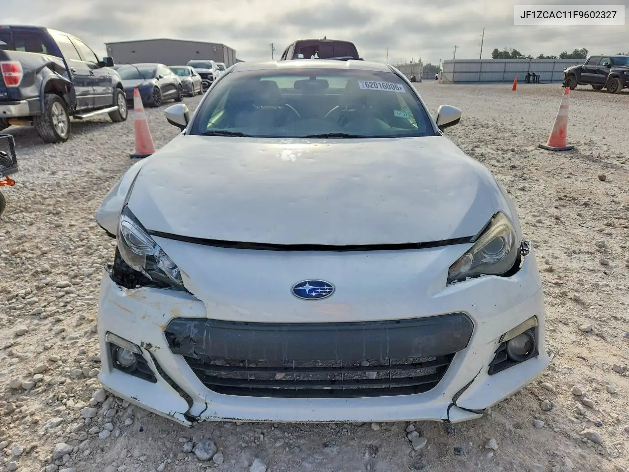 2015 Subaru Brz 2.0 Limited VIN: JF1ZCAC11F9602327 Lot: 62016006