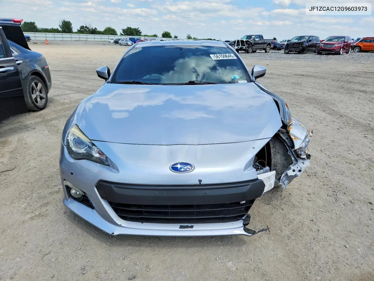 2016 Subaru Brz 2.0 Limited VIN: JF1ZCAC12G9603973 Lot: 56159646