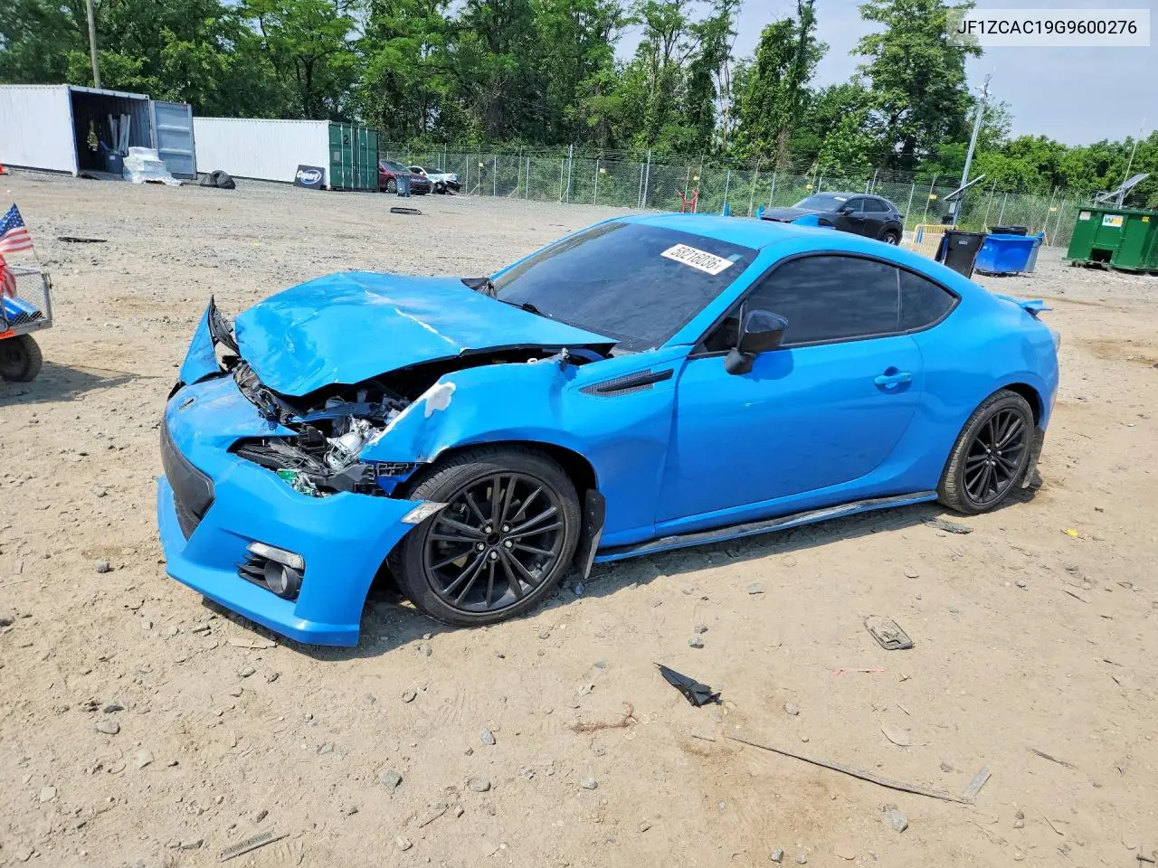 2016 Subaru Brz 2.0 Limited VIN: JF1ZCAC19G9600276 Lot: 58216036