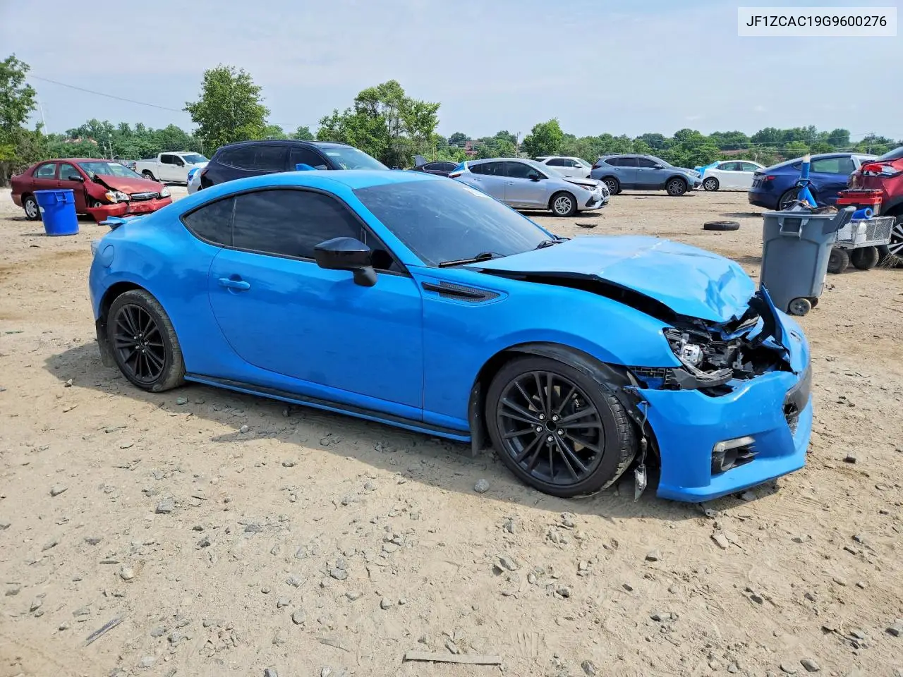 2016 Subaru Brz 2.0 Limited VIN: JF1ZCAC19G9600276 Lot: 58216036
