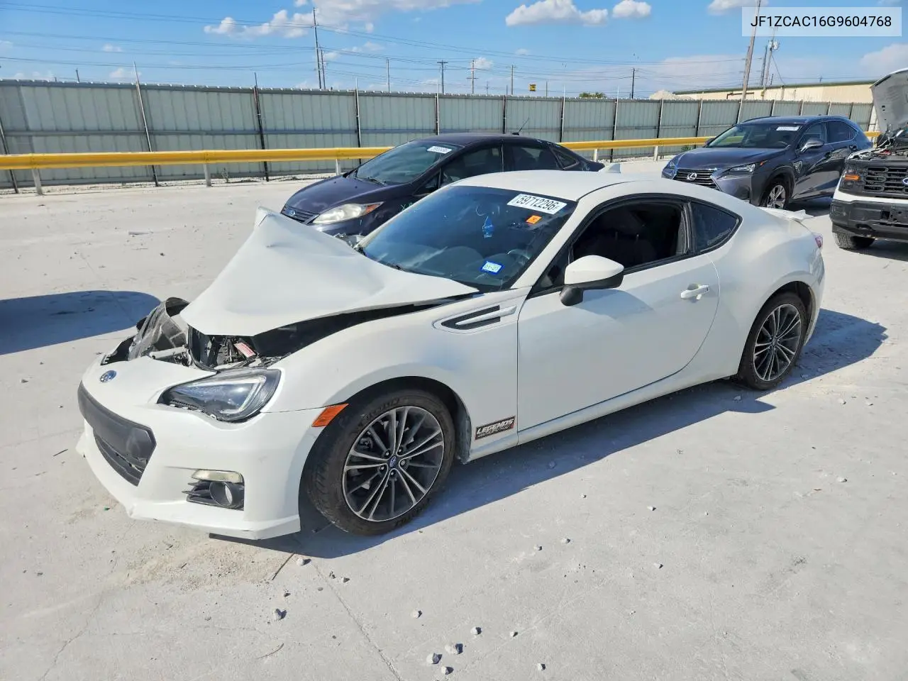 2016 Subaru Brz 2.0 Limited VIN: JF1ZCAC16G9604768 Lot: 59712296