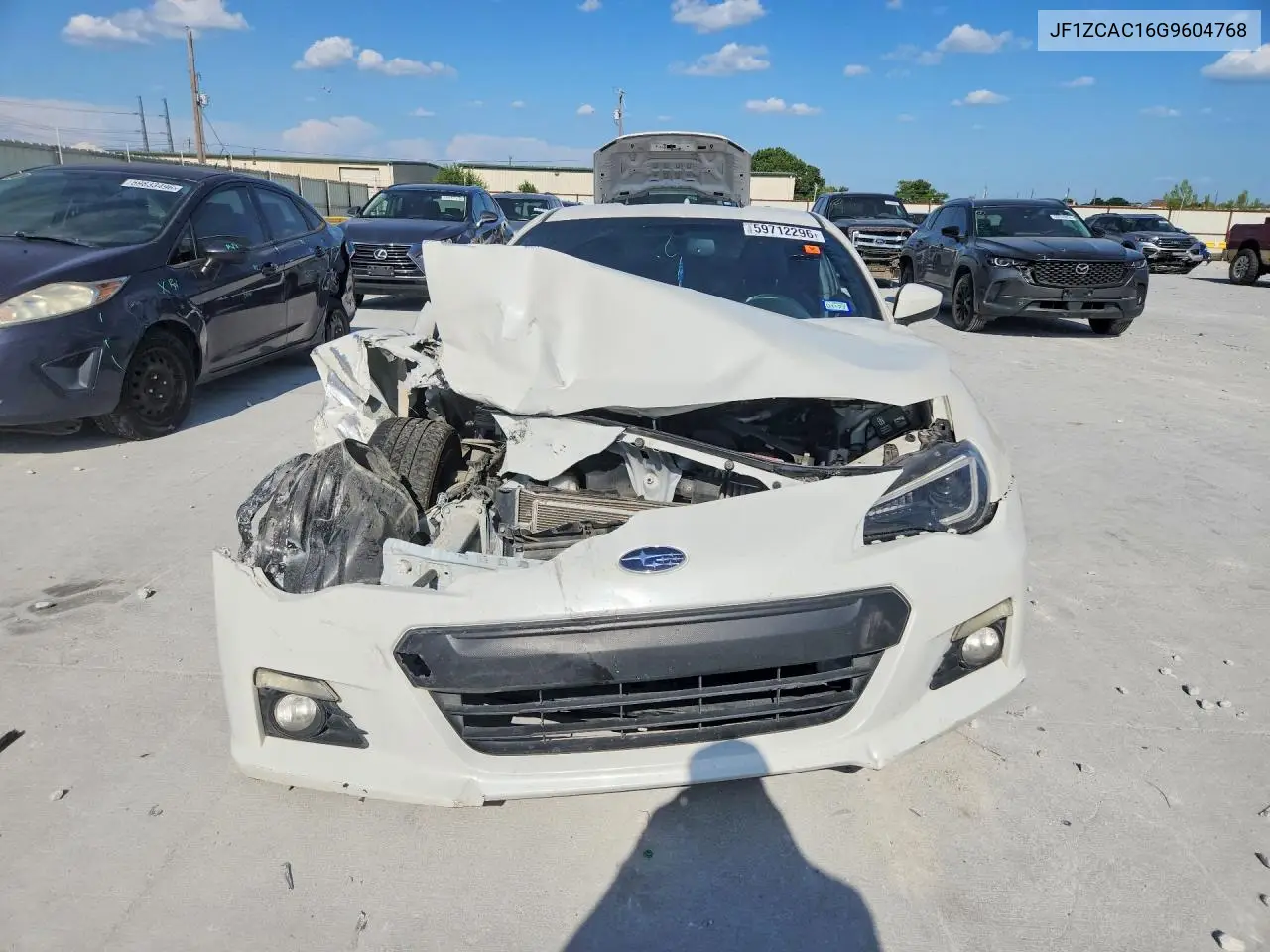 2016 Subaru Brz 2.0 Limited VIN: JF1ZCAC16G9604768 Lot: 59712296