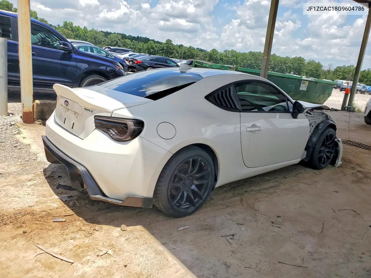 2016 Subaru Brz 2.0 Limited VIN: JF1ZCAC18G9604786 Lot: 61378106