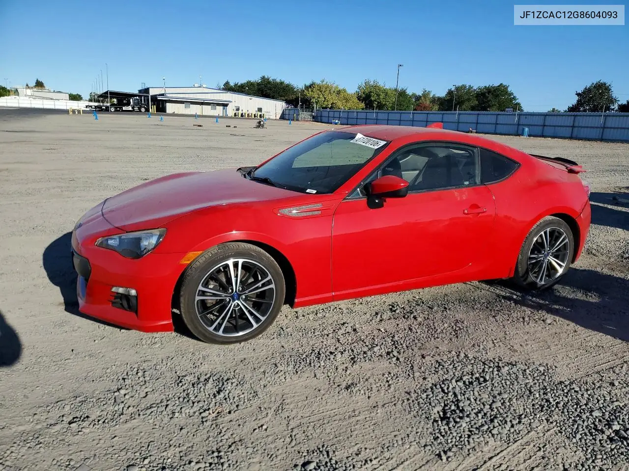 2016 Subaru Brz 2.0 Limited VIN: JF1ZCAC12G8604093 Lot: 61720106