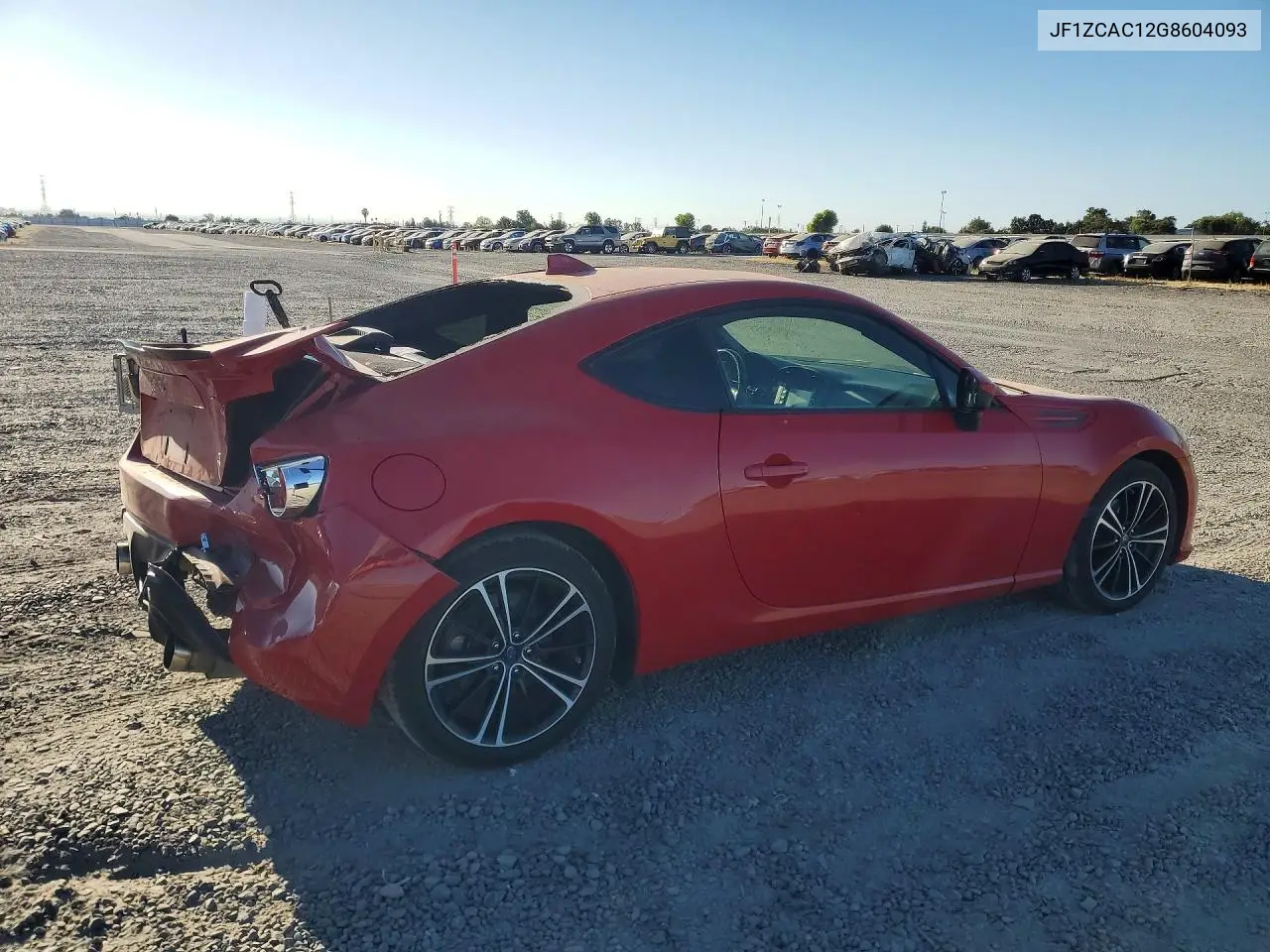 2016 Subaru Brz 2.0 Limited VIN: JF1ZCAC12G8604093 Lot: 61720106