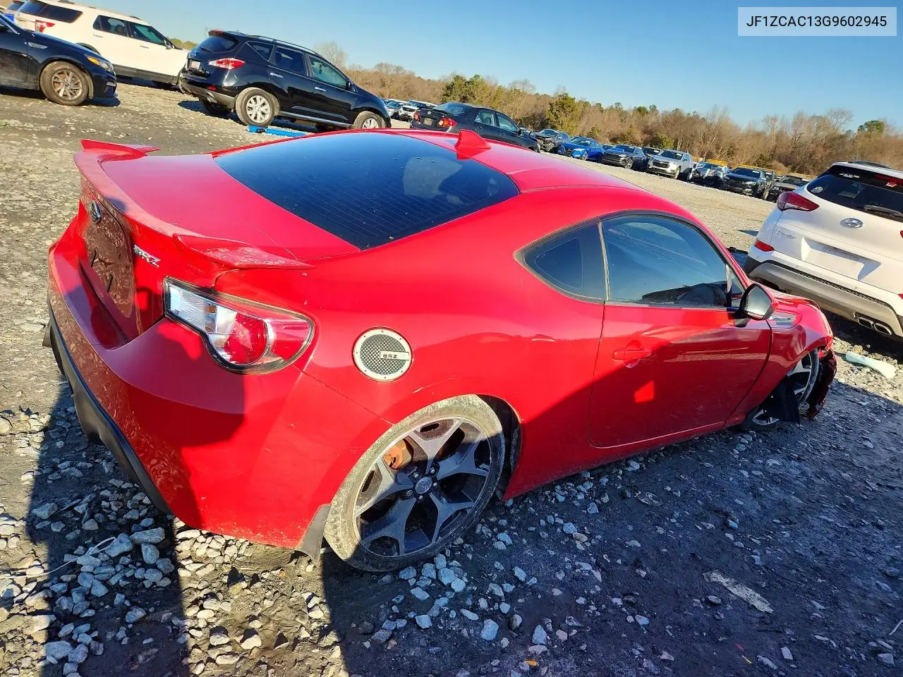 2016 Subaru Brz 2.0 Limited VIN: JF1ZCAC13G9602945 Lot: 75967665