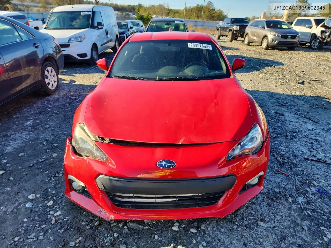 2016 Subaru Brz 2.0 Limited VIN: JF1ZCAC13G9602945 Lot: 75967665