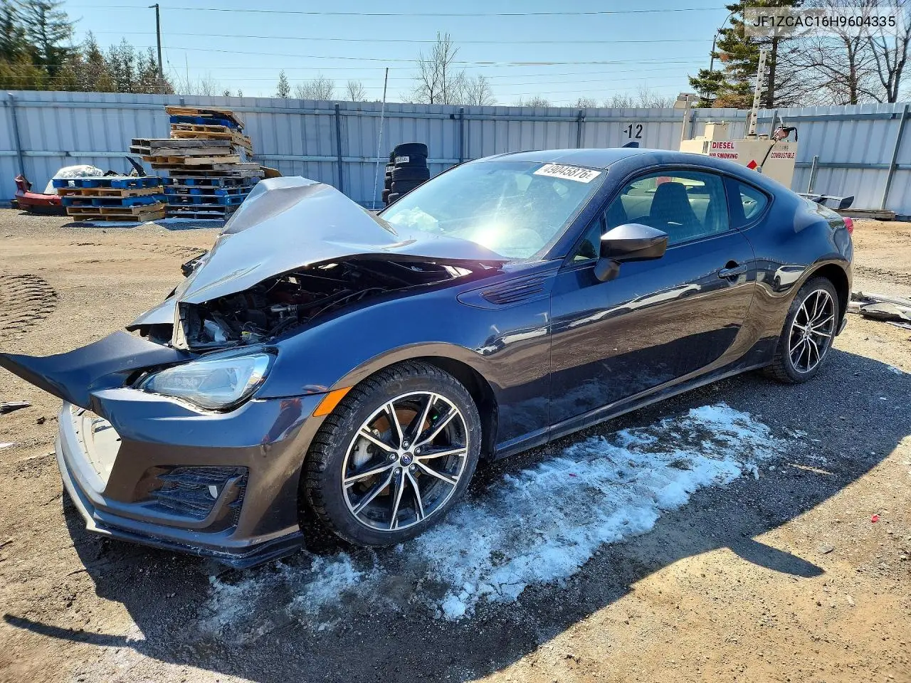 2017 Subaru Brz 2.0 Limited VIN: JF1ZCAC16H9604335 Lot: 49045876