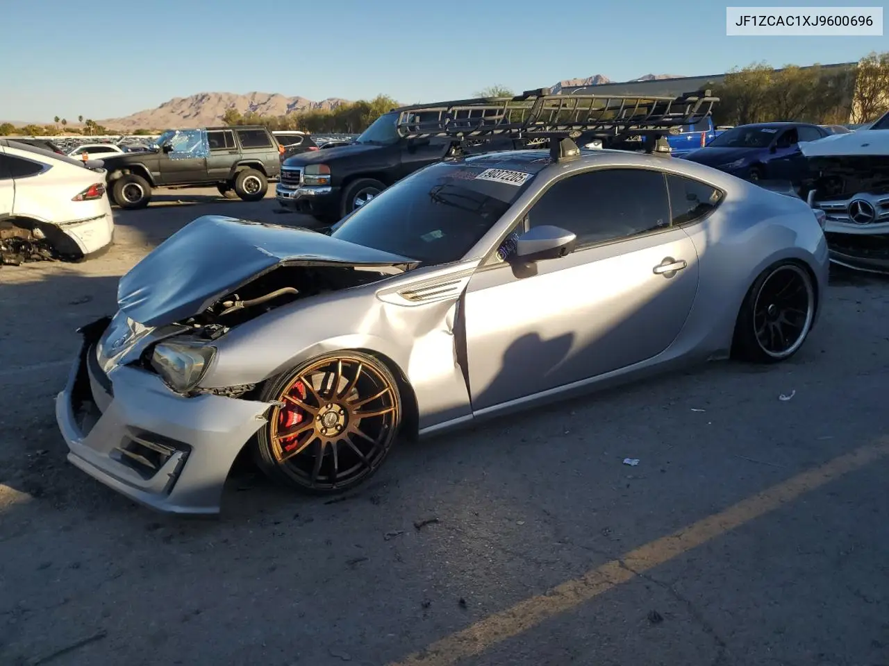 2018 Subaru Brz 2.0 Limited VIN: JF1ZCAC1XJ9600696 Lot: 90372205