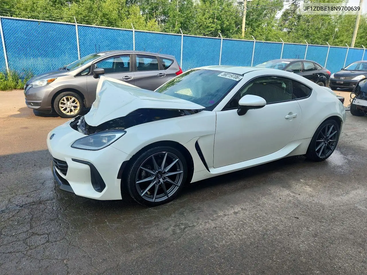 2022 Subaru Brz Limited VIN: JF1ZDBE18N9700639 Lot: 59219706