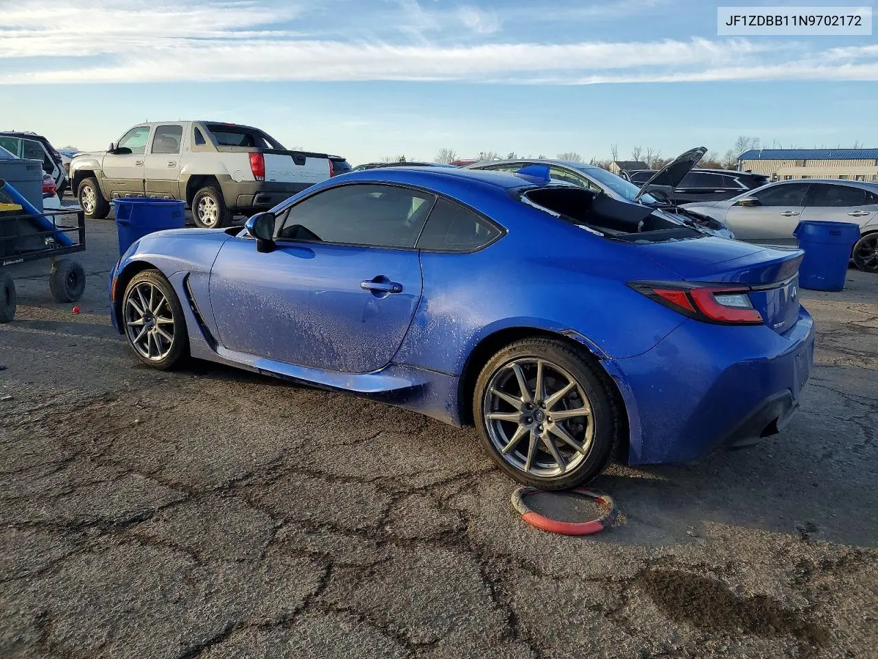 2022 Subaru Brz Premium VIN: JF1ZDBB11N9702172 Lot: 74341945