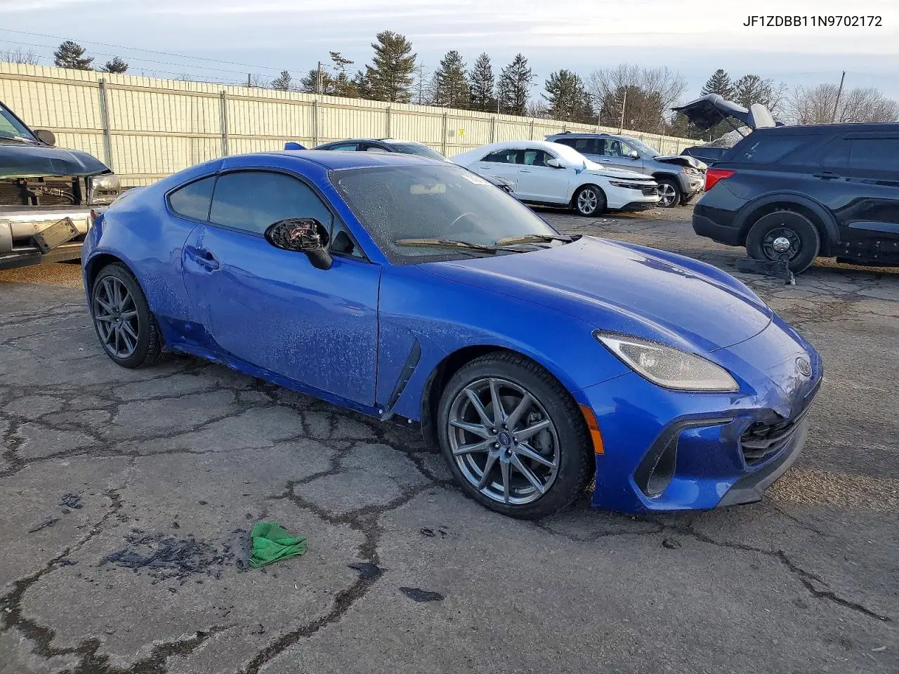 2022 Subaru Brz Premium VIN: JF1ZDBB11N9702172 Lot: 74341945