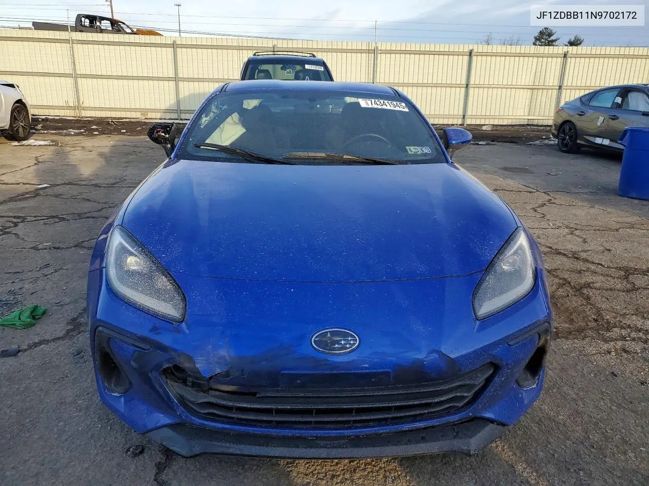 2022 Subaru Brz Premium VIN: JF1ZDBB11N9702172 Lot: 74341945
